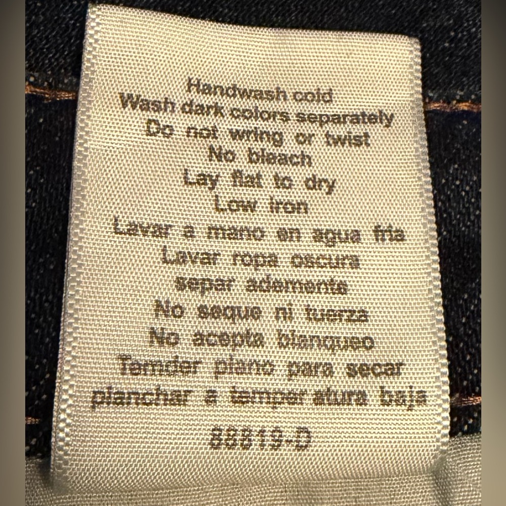 Judy Blue- Full Size High Waist Rigid Magic Heavy Destroy Straight Jeans- 7/28 - Picture 7 of 7